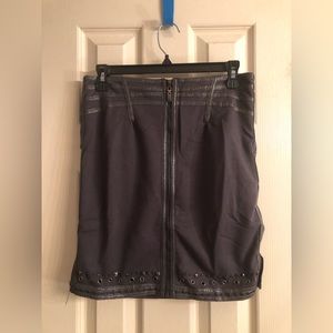 New Lucy Paris grey skirt large